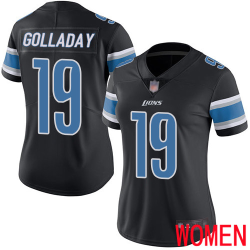 Detroit Lions Limited Black Women Kenny Golladay Jersey NFL Football 19 Rush Vapor Untouchable